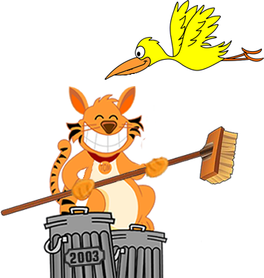 tom cat and trevor the crane